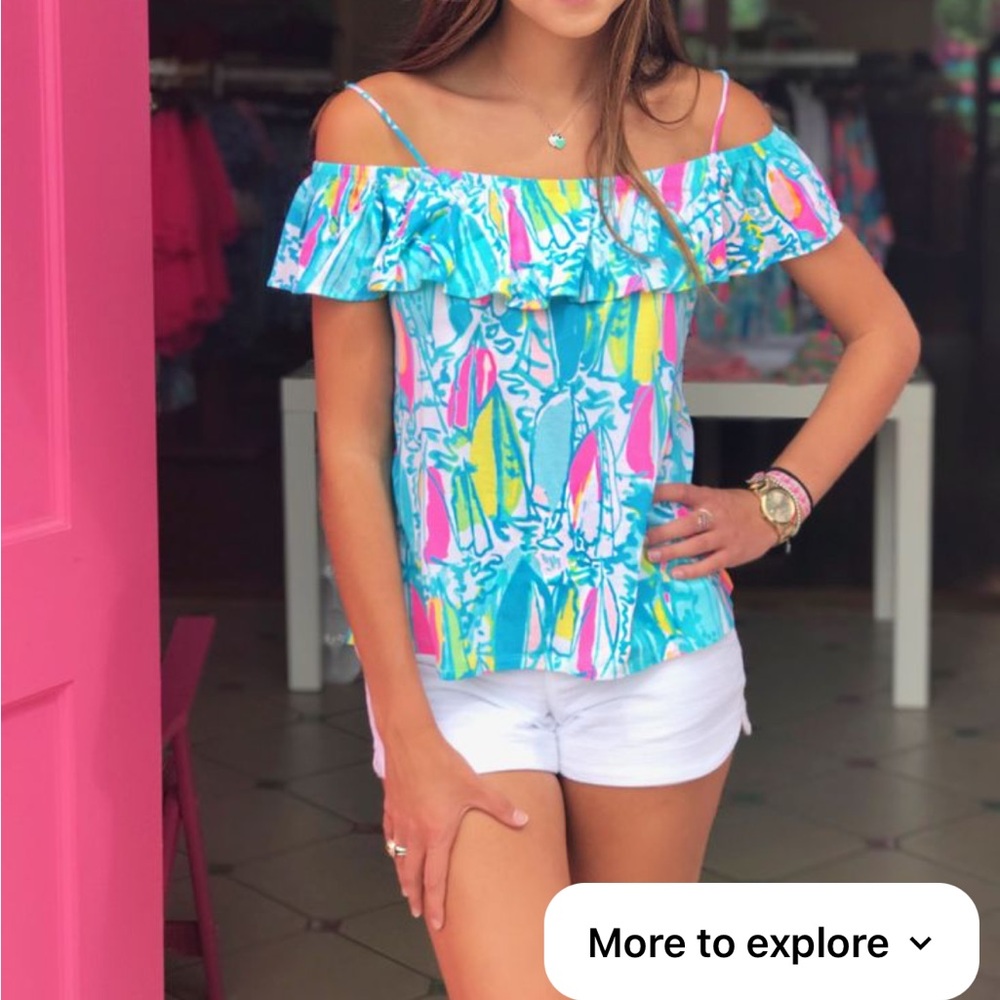 Lilly Pulitzer Tamiami Top XXS